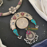 Silver Like Statement Choker Neckpiece -S644